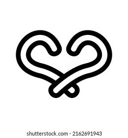candy cane icon or logo isolated sign symbol vector illustration - high quality black style vector icons
