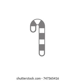 Candy cane icon. New year and xmas, christmas, winter symbol icon. Web Icon. Premium quality graphic design. Signs, outline symbols collection, simple icon for websites, web design on white background