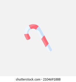 Candy cane icon sign vector,Symbol, logo illustration for web and mobile
