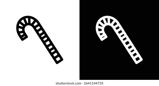 Candy Cane icon vector simple element illustration editable