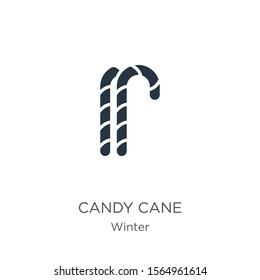Candy cane icon vector. Trendy flat candy cane icon from winter collection isolated on white background. Vector illustration can be used for web and mobile graphic design, logo, eps10