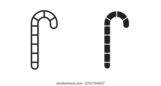 Candy Cane ícone para o seu design de site, logotipo, aplicativo, UI. EPS10