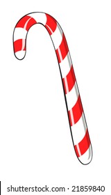 Candy cane illustration