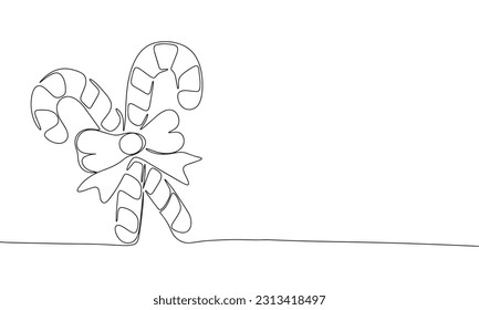 Kaninchen einzeln auf weißem Hintergrund. Eine Linie dauerhafter Weihnachtsknüppel. Rahmenkunst, Vektorgrafik.