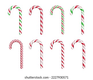 candy cane isolated white background