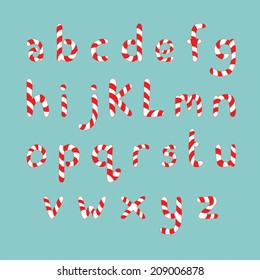 Candy Cane Letters