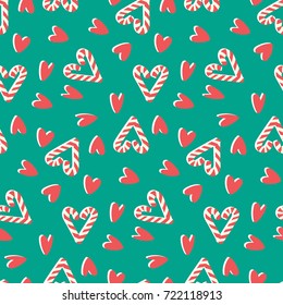 Candy Cane Love Pattern