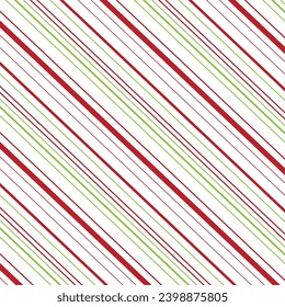 Candy Cane Pattern Background Vector Design.