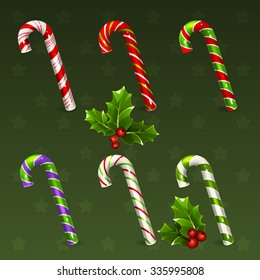 Candy cane set