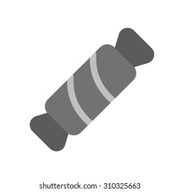 Candy, cane, striped icon vector image. Can also be used for sweets and confectionery. Suitable for use on web apps, mobile apps and print media.