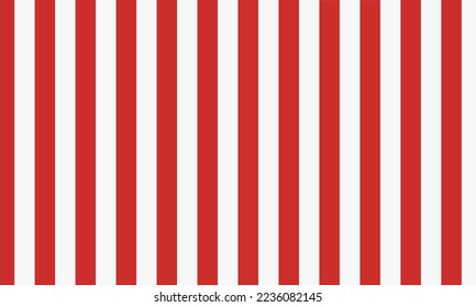 Candy cane striped pattern. Red and white vertical stripes