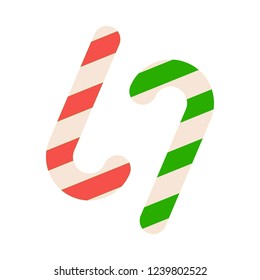 Candy cane vector