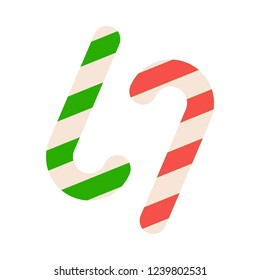 Candy cane vector