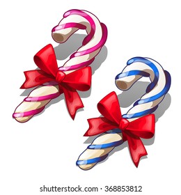 Candy cane. Vector.