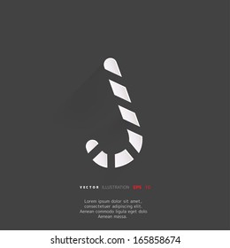 Candy cane web icon