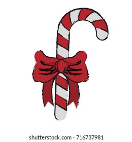 candy canes with bow christmas related icon image