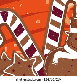 Candy canes design