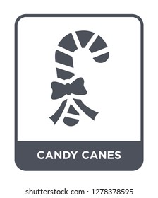 candy canes icon vector on white background, candy canes trendy filled icons from Christmas collection, candy canes vector illustration