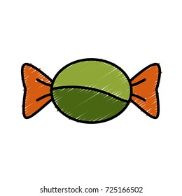Candy caramel isolated