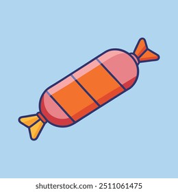 A candy cartoon vector for Halloween
