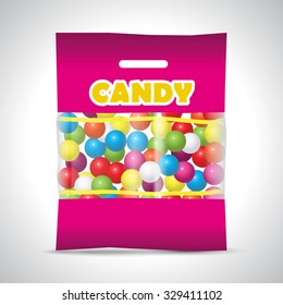 Candy Chewing Gum Bag