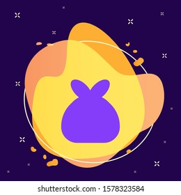 Candy, chocolate abstract vector icon. Element of kitchen for mobile concept and web apps illustration. Thin flat icon for website design and development