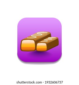 Candy Chocolate Sweet Food Logo Vector Icon Symbol