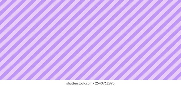 Candy color diagonal lines seamless pattern. Light purple stripes background. Abstract pastel swatch design template for fabric, textile, wrapping paper, banner, card. Vector wallpaper.