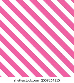 Candy color diagonal lines seamless pattern. Light pink stripes background. 