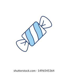 candy  color line icon for sweets
