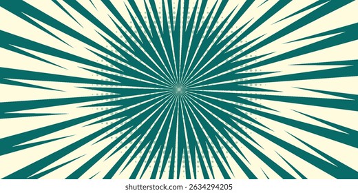 Candy color sunburst background. Abstract pink cream sunbeams design wallpaper. Colorful spinning lines for template, banner, poster, flyer. Sweet rotating cartoon swirl or whirlpool. Vector backdrop