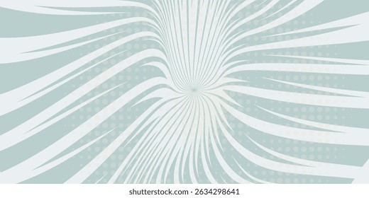 Candy color sunburst background. Abstract pink cream sunbeams design wallpaper. Colorful spinning lines for template, banner, poster, flyer. Sweet rotating cartoon swirl or whirlpool. Vector backdrop