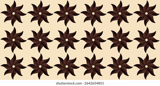 Candy color sunburst background. Abstract chocolate cream sunbeams design. 