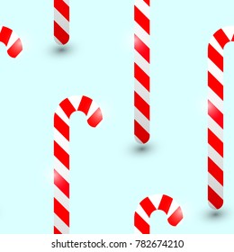 Candy cone very beautiful pattern on bleu background vector illustration flat desing