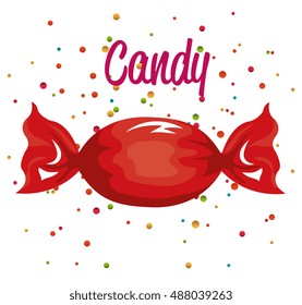 candy and confetti icon design