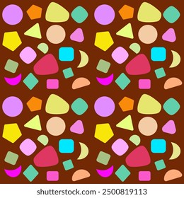 Candy Confetti: Seamless Sweet and Colorful Pattern for Children's Decor, Party Supplies, and Gifts
