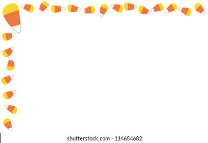 Candy Corn Border Pattern