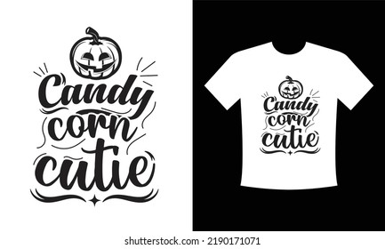 candy corn cutie Halloween t shirt vector svg designs