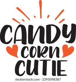 Candy corn cutie T-shirt Design