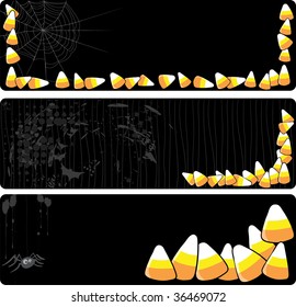 Candy Corn Halloween Background
