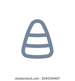 Candy Corn Halloween icon for business website,apps, and many more