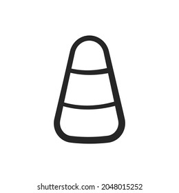 Clísico de contorno de icono de maíz dulce