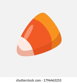 Candy corn. Isolated vector illustration.