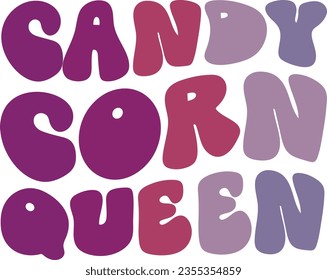 Candy corn queen - Halloween design