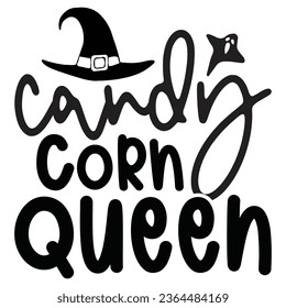 Candy Corn Queen - Happy Halloween T shirt Design, Happy Halloween, thanksgiving, fall, pumpkin, Quotes Design, Vector EPS Editable Files, can you download this Design.