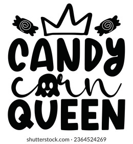 Candy Corn Queen - Happy Halloween T shirt Design, Happy Halloween, thanksgiving Quotes Design, Vector EPS Editable Files Bundle, can you download this Design.