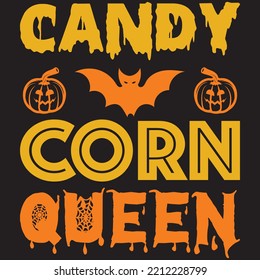 candy corn queen t shirt design