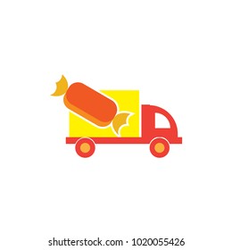 Candy Delivery Logo Icon Design
