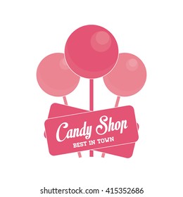 Candy design. sweet icon. dessert concept, vector illustration