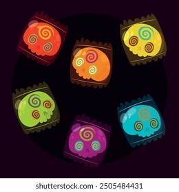 Candy Dessert Happy Halloween Collection